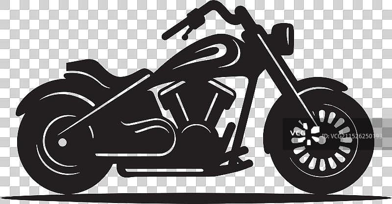 光滑的街头赛车手摩托车手素描图片素材