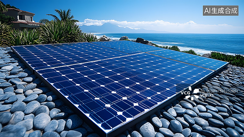 【AI数字艺术】新能源科技光伏行业图片素材