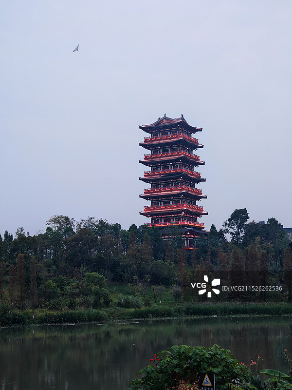 遂宁龙凤古镇风景图片素材