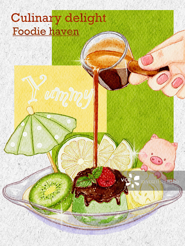 美味甜品图片素材