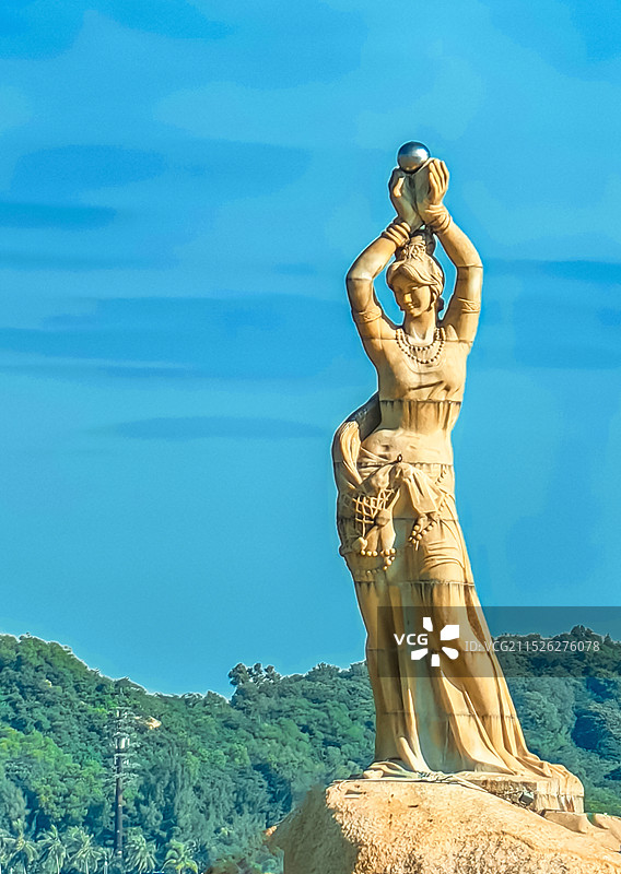 珠海渔女图片素材