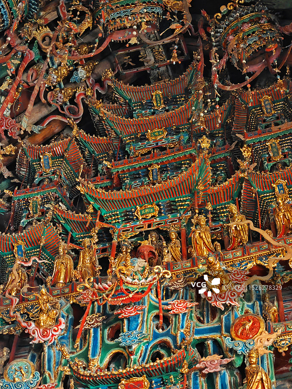 山西临汾隰县小西天图片素材