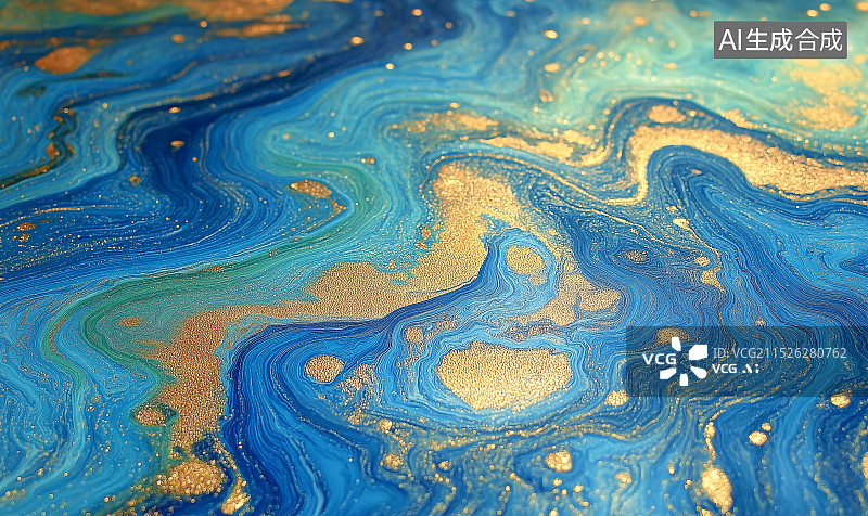 【AI数字艺术】抽象流体混合纹理颜色艺术背景图片素材