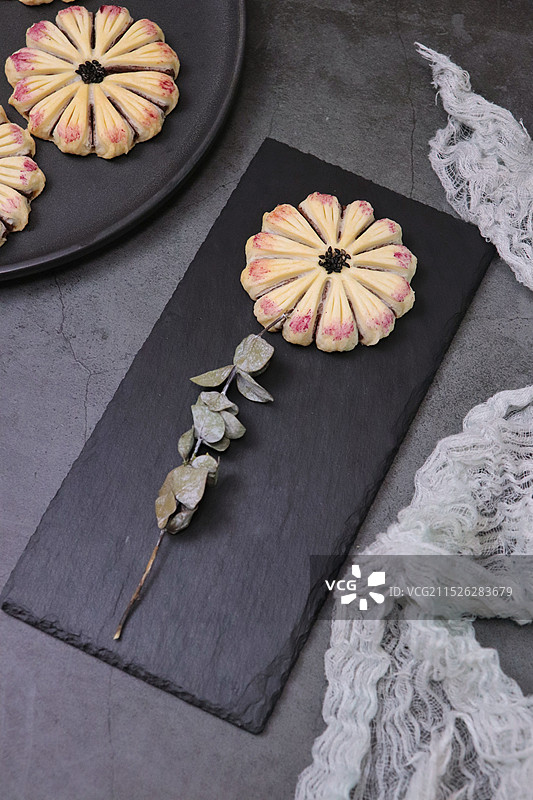 秋菊酥图片素材