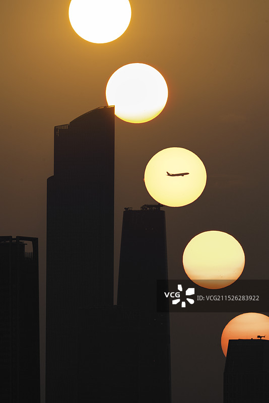 日落羊城图片素材