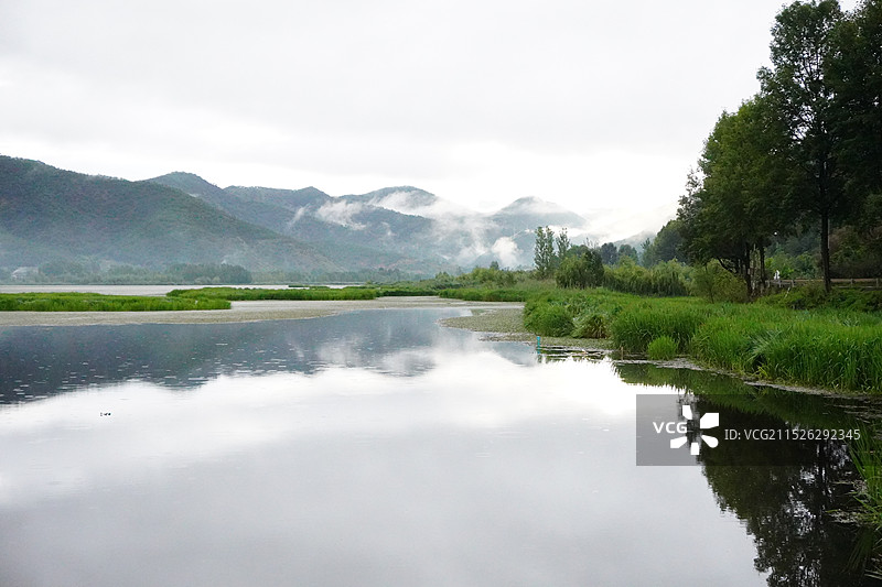 云南泸沽湖走婚桥图片素材