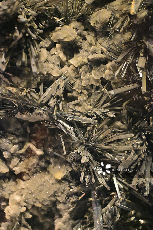 博物馆内的辉锑矿图片素材