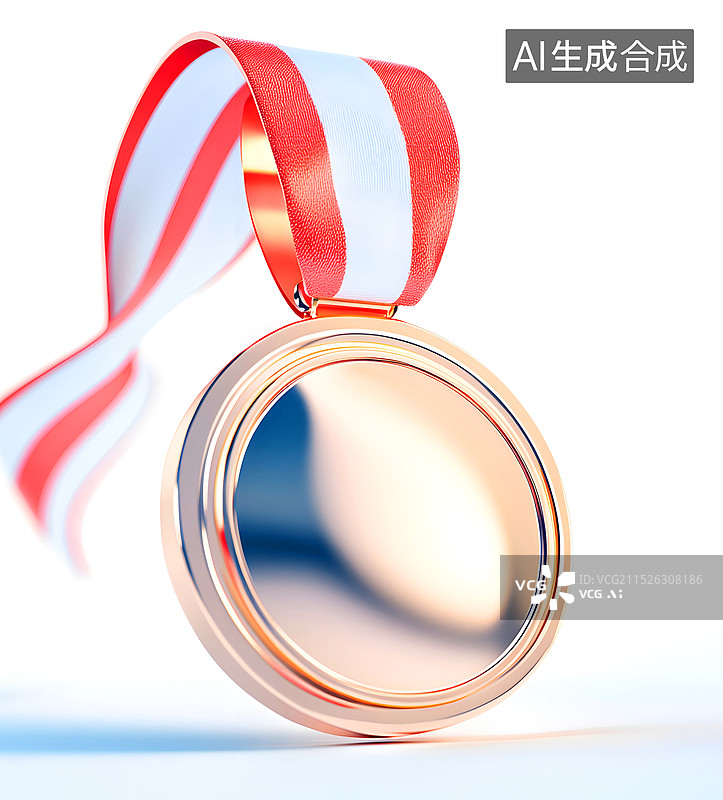 【AI数字艺术】金色的奖牌图片素材