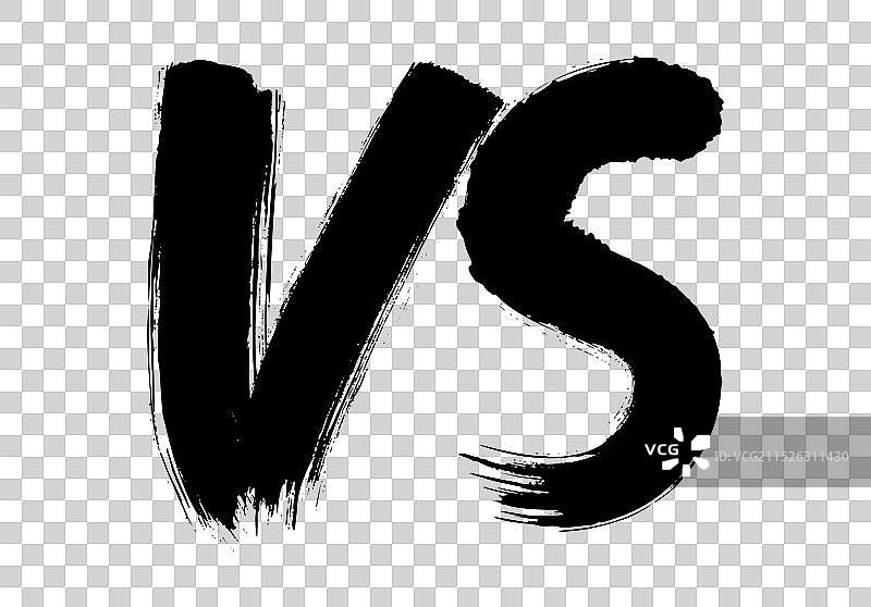 用于比赛、体育或游戏的VS标志图片素材