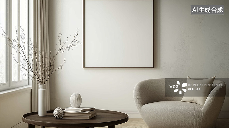 【AI数字艺术】现代室内茶几设计图片素材