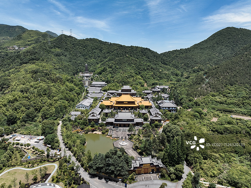 金华山南麓智者寺图片素材