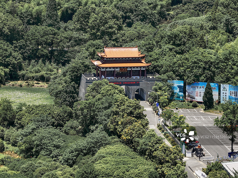 金华山南麓智者寺图片素材