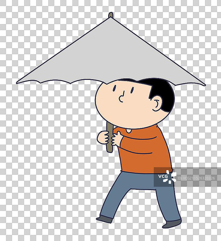 打伞的人物图片素材