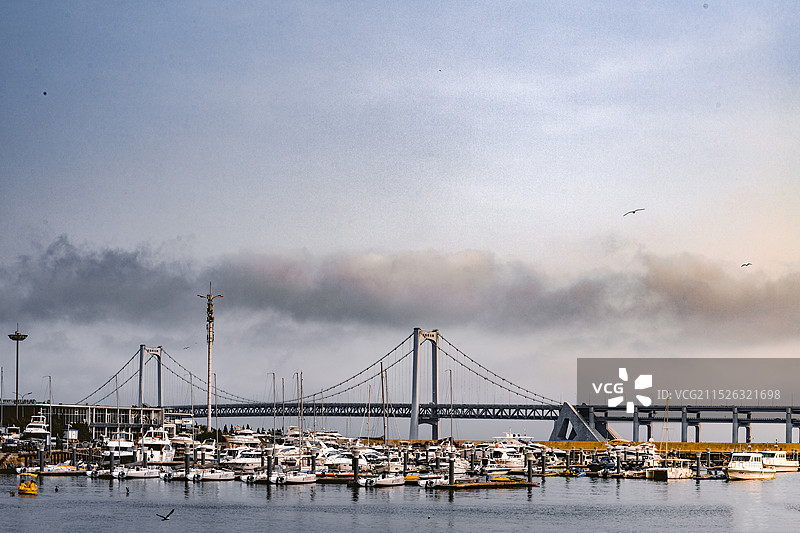 大连跨海大桥图片素材