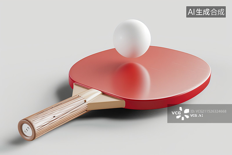 【AI数字艺术】兵乓球拍图片素材