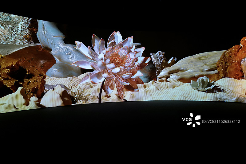 白鹅潭大湾区艺术中心广东美术馆数字艺术展厅多媒体展示图片素材