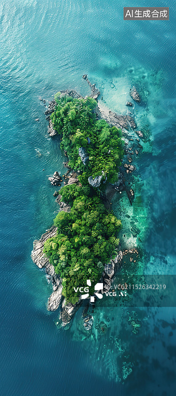 【AI数字艺术】海岛背景图片素材