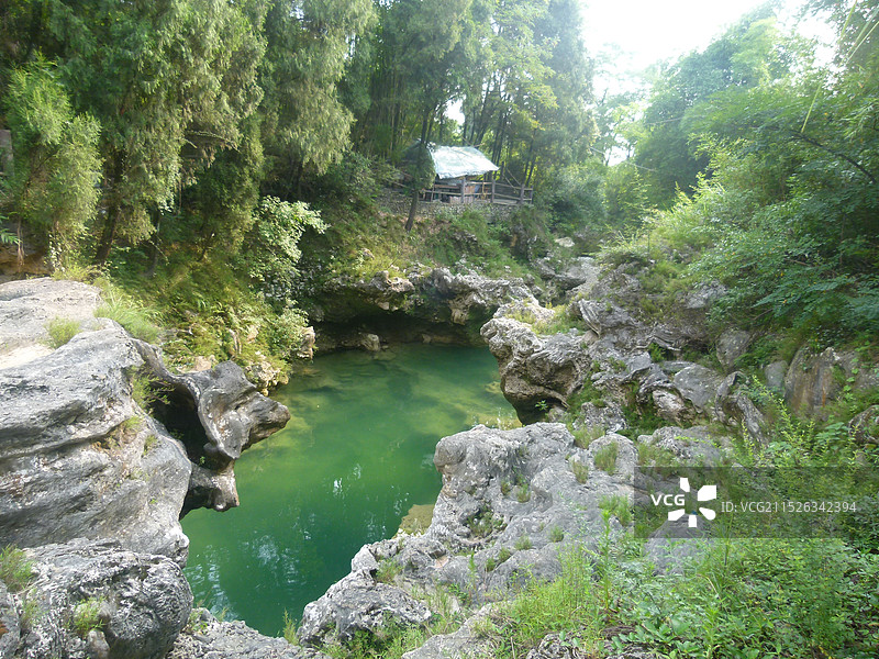 达州賨人谷旅游景区图片素材