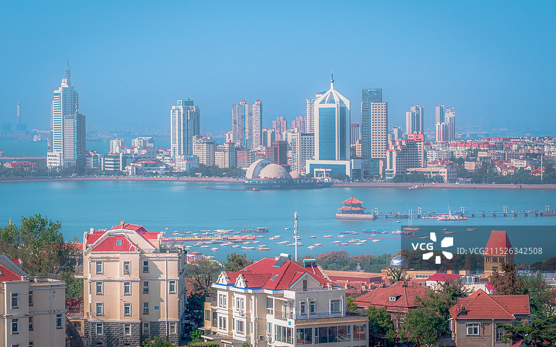 青岛小东山景区图片素材