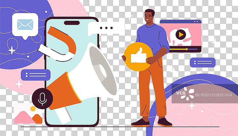 浏览数字化新闻的男人图片素材