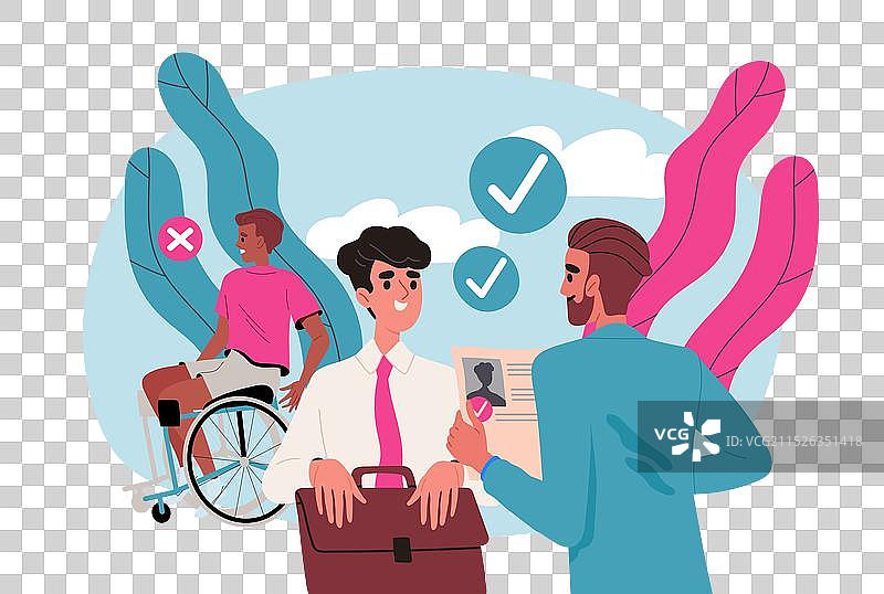 歧视残疾人图片素材