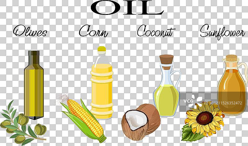 精油和护肤品瓶子图片素材