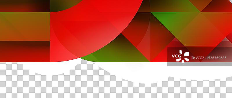 几何融合 - 三角形的抽象和谐图片素材