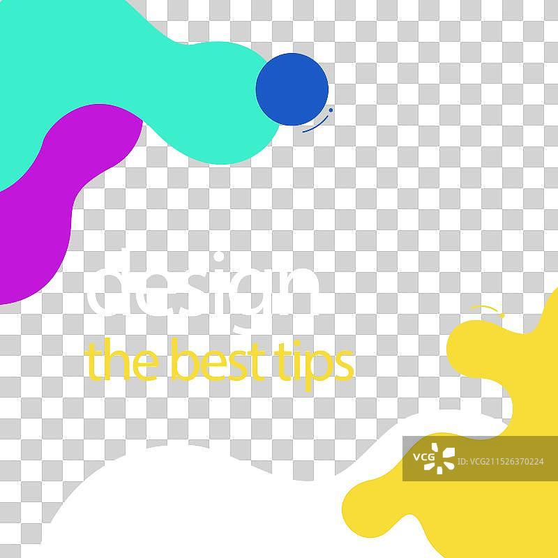 抽象彩色CD封面设计图片素材