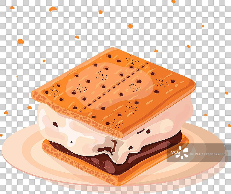 美味的巧克力棉花糖图片素材