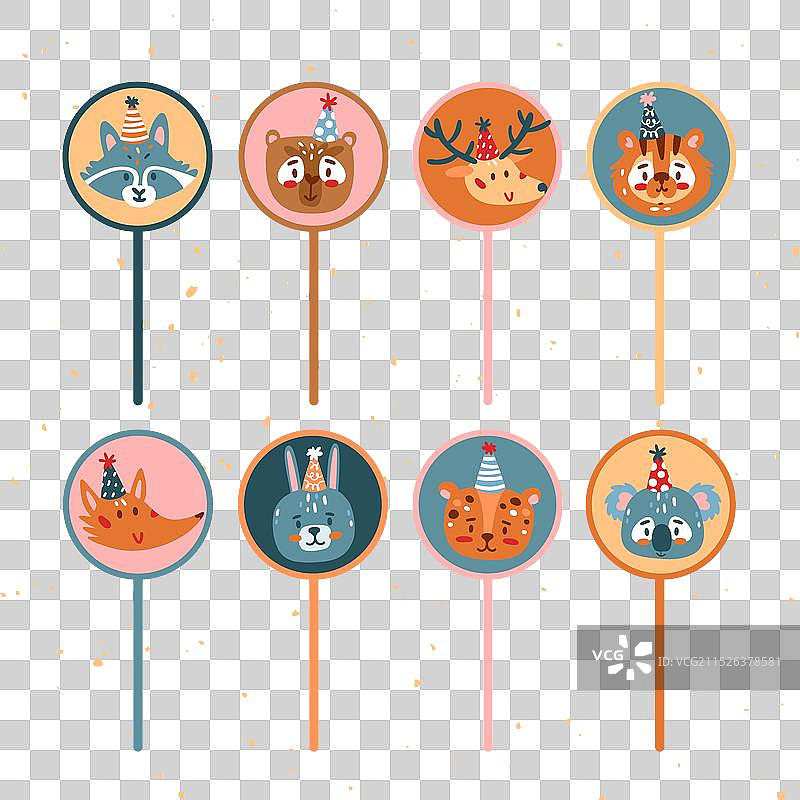 手绘蛋糕装饰图案合集图片素材