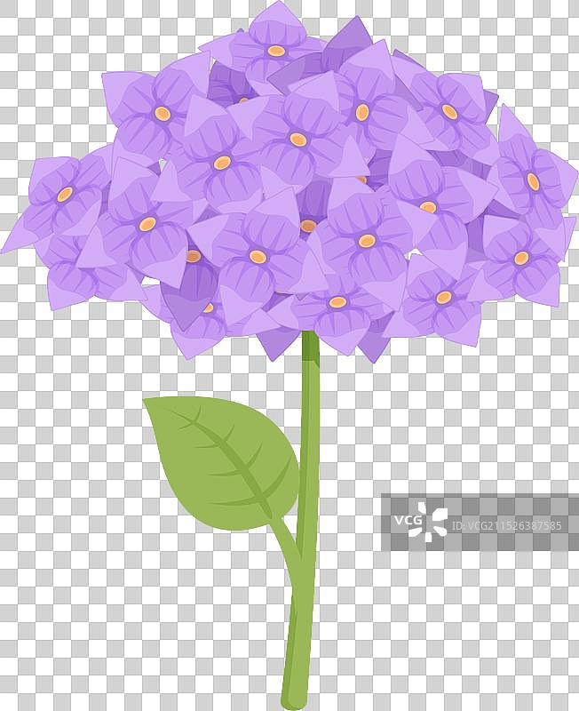 紫色花朵图标卡通花园图片素材