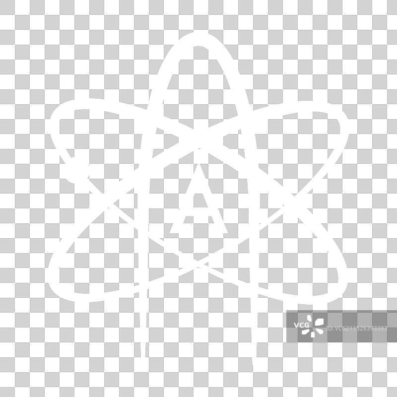 手绘扁平风无神论Logo模板图片素材