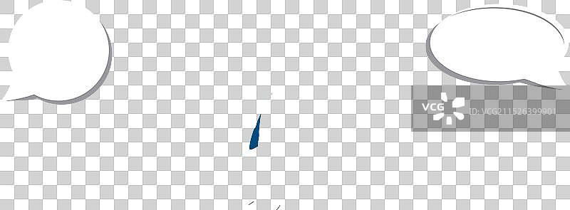 男子将插头与气泡对话框连接图片素材