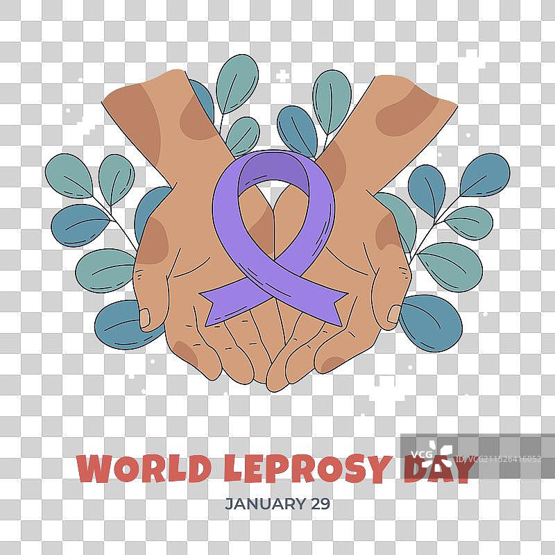 世界麻风病日图片素材