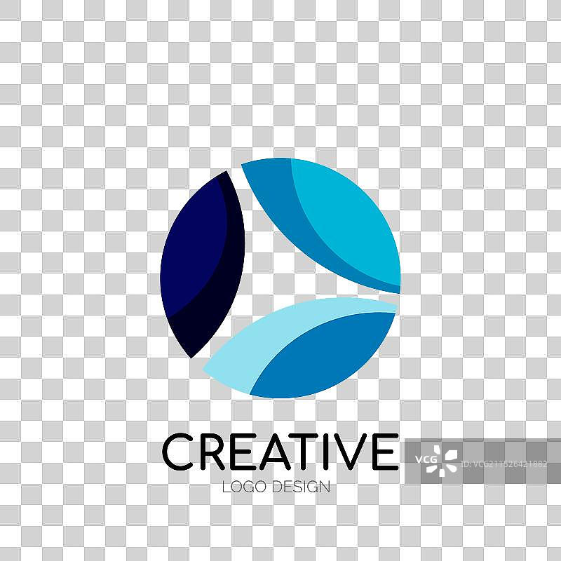 现代抽象logo设计几何艺术图片素材