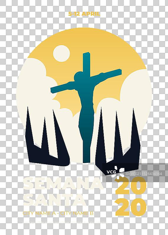 圣周宣传单模板图片素材