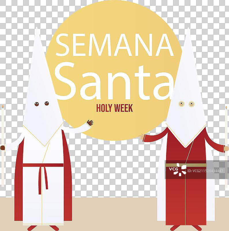 扁平风圣周概念图片素材