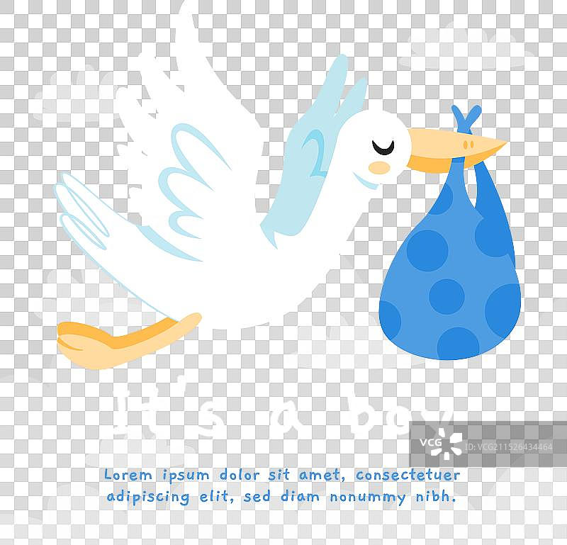 男宝宝欢迎派对背景图片素材