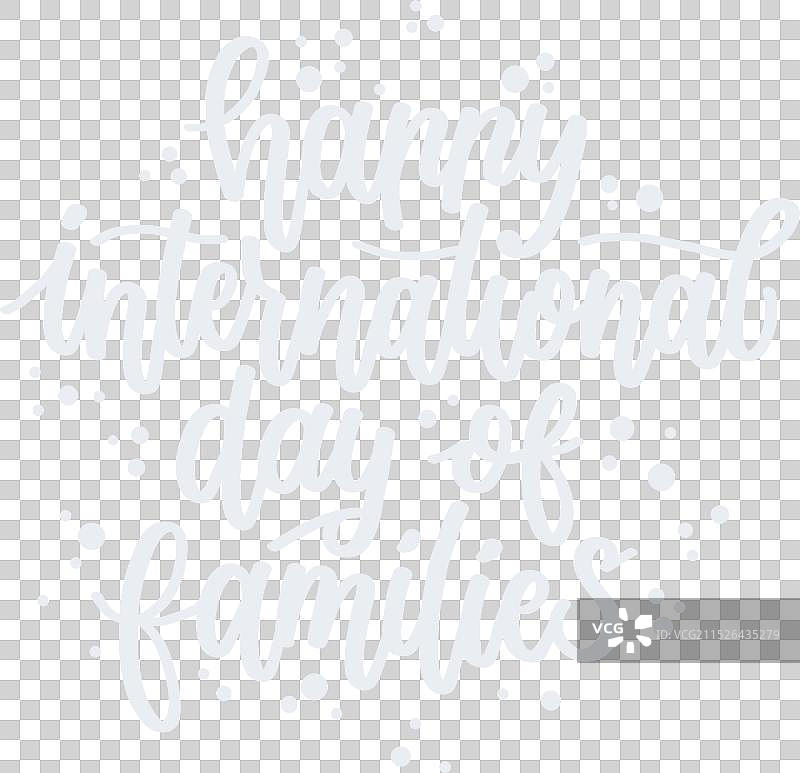 手绘国际家庭日图片素材