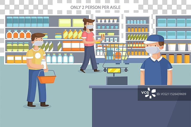 本地商店的有限客户图片素材