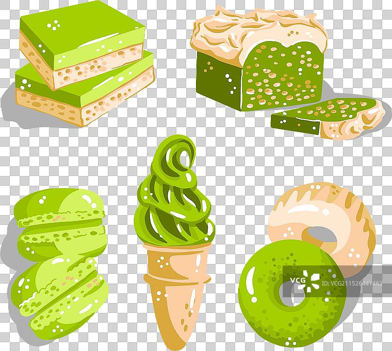 抹茶甜点合集图片素材