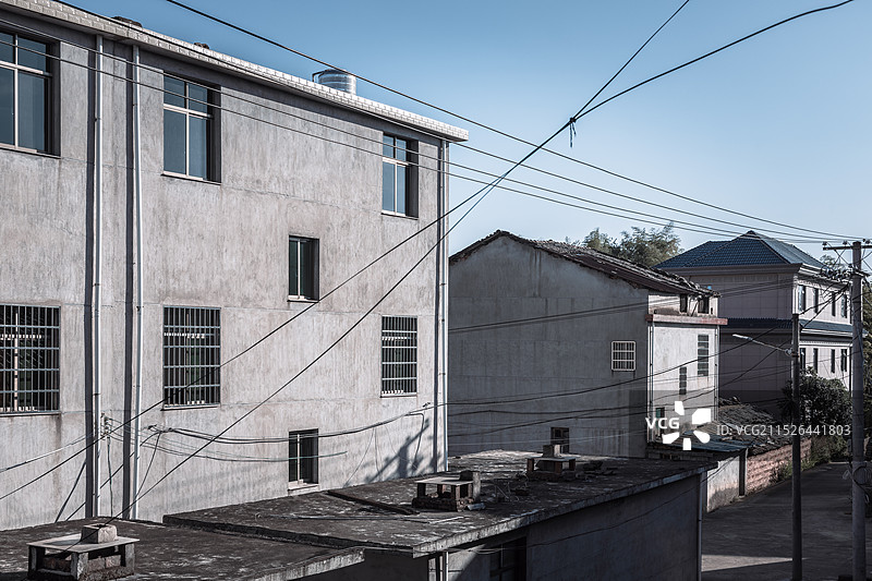 乡村与稻田图片素材