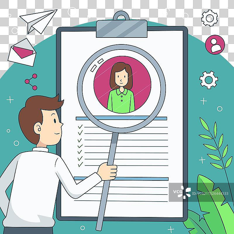 招聘流程图片素材