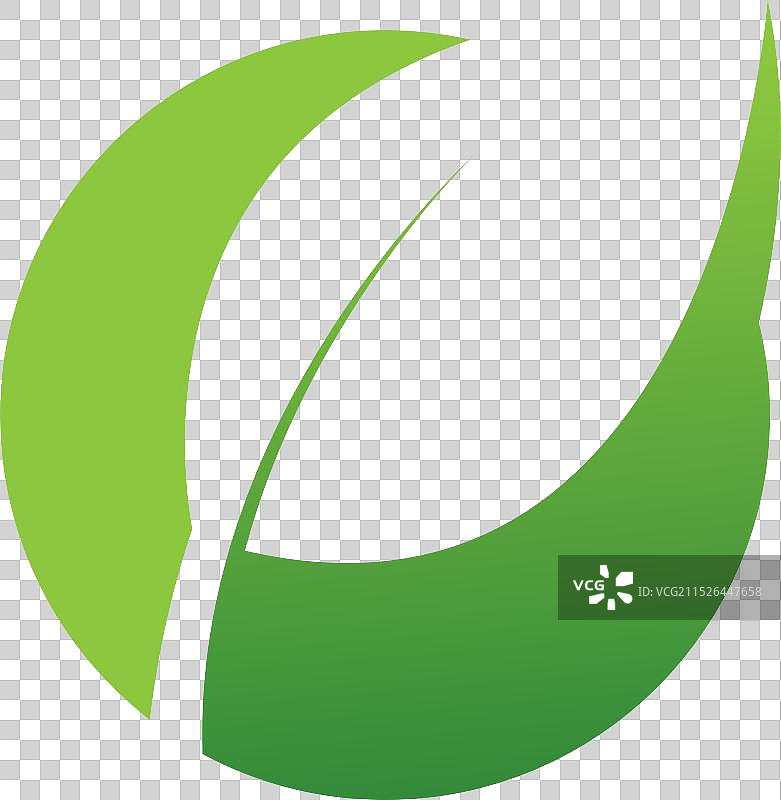 生态叶子元素图标图片素材