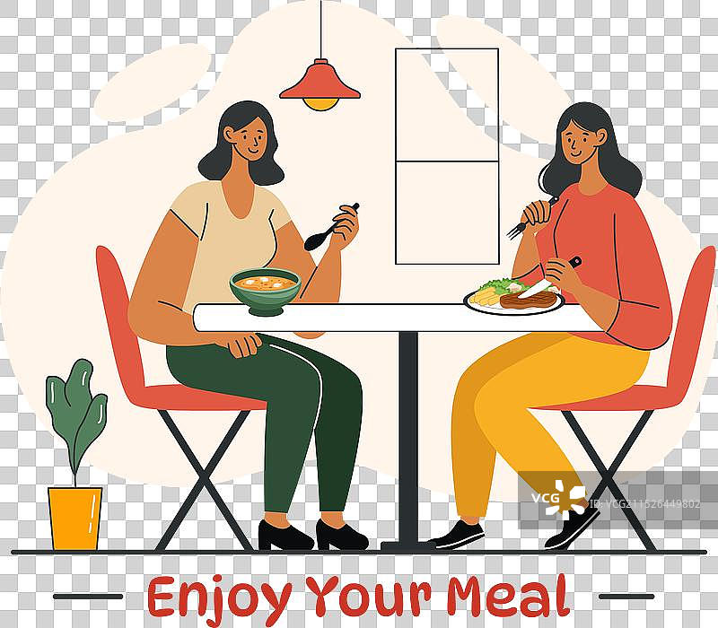 享受您的各种美味佳肴图片素材