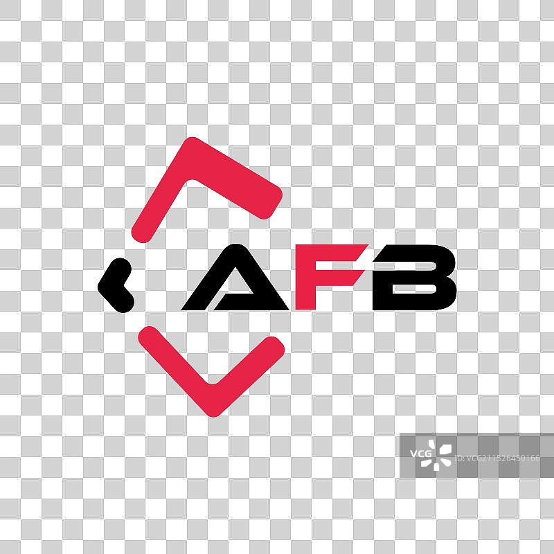 AFB创意简约字母标志图片素材