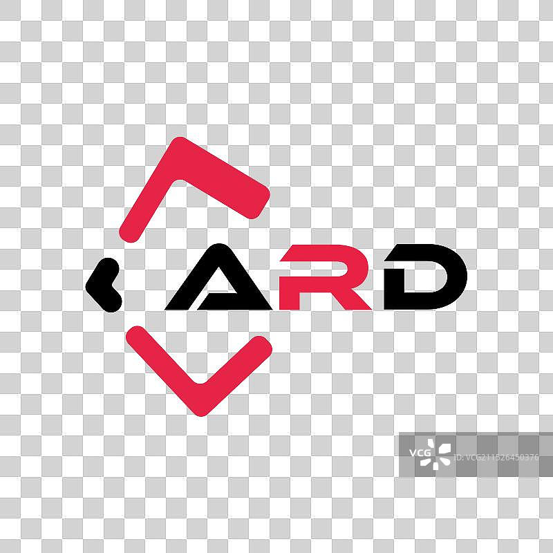 ARD创意简约字母标志设计图片素材