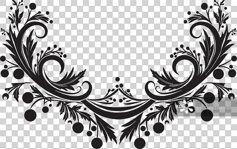 雪橇铃铛与槲寄生温馨图标图片素材