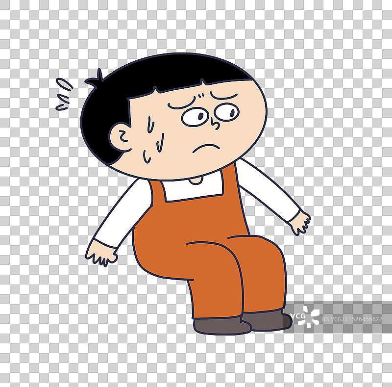 坐着的孩子图片素材