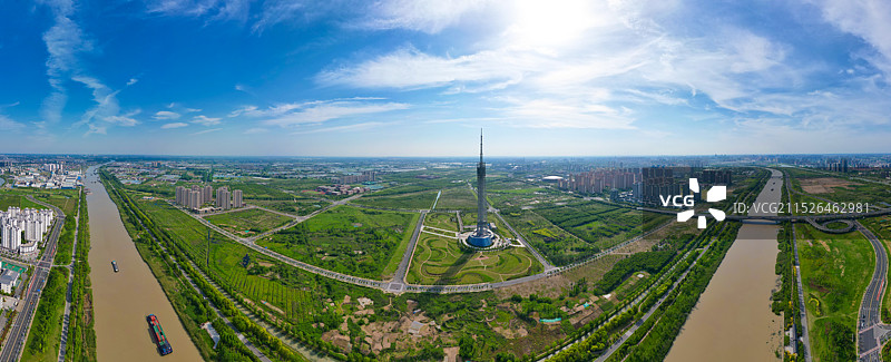大运河淮安段风光图片素材